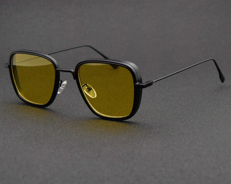 Men's Vintage Metal Frame Sunglasses