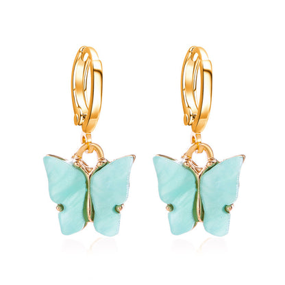 Gold Chain Butterfly Pendant Choker for Women
