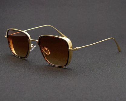 Men's Vintage Metal Frame Sunglasses