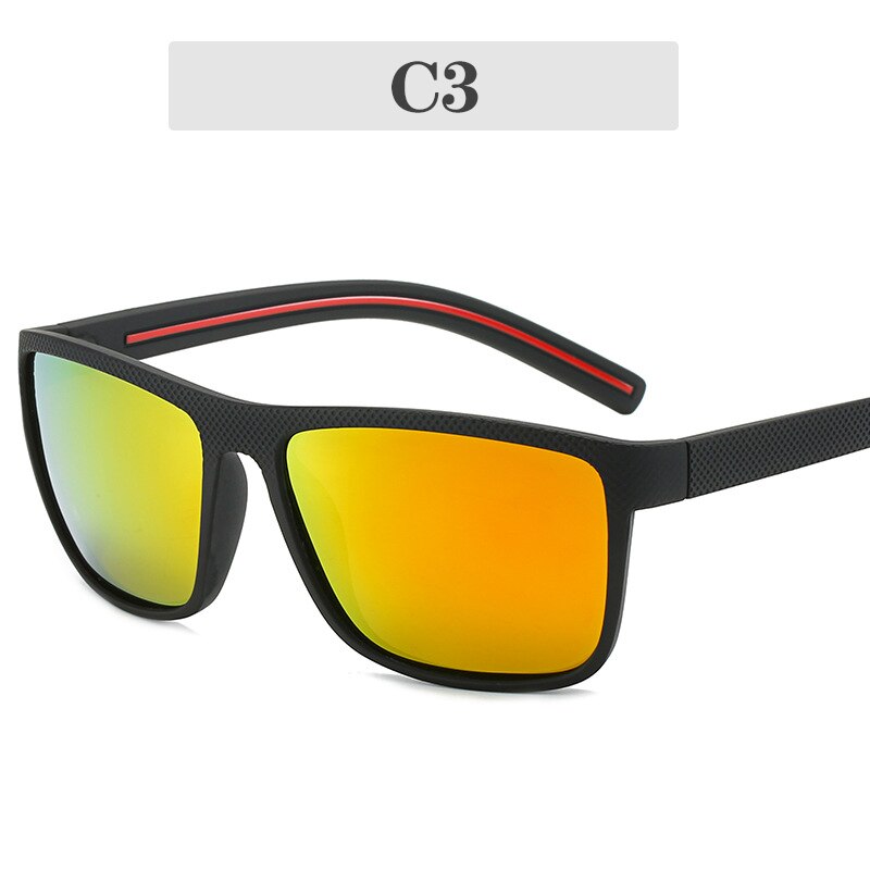 Occhiali da sole polarizzati da uomo in stile sportivo vintage.