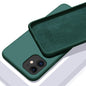 Custodia in silicone morbido a tinta unita per iPhone. Proteggi il tuo iPhone con stile e funzionalità! Questa custodia in silicone morbido