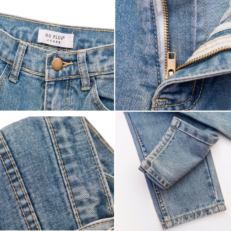 Women's Vintage High Waist Jeans