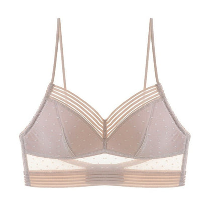Women's Sheer Setail Wire Free Bra