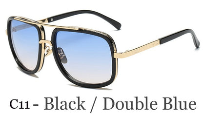 Men's Alloy Retro Sunglasses