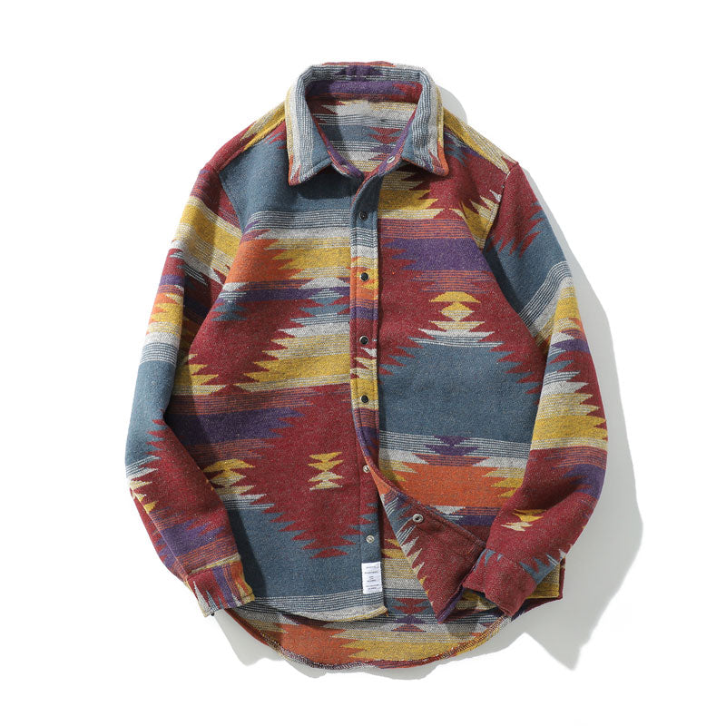 Camicia da uomo a maniche lunghe in stile streetwear. Esprimi il tuo stile urbano con questa camicia dalla forte personalità.