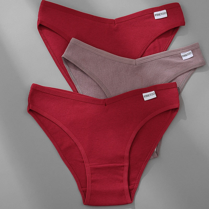 Women's Breathable Cotton Panties 4 Pcs Set