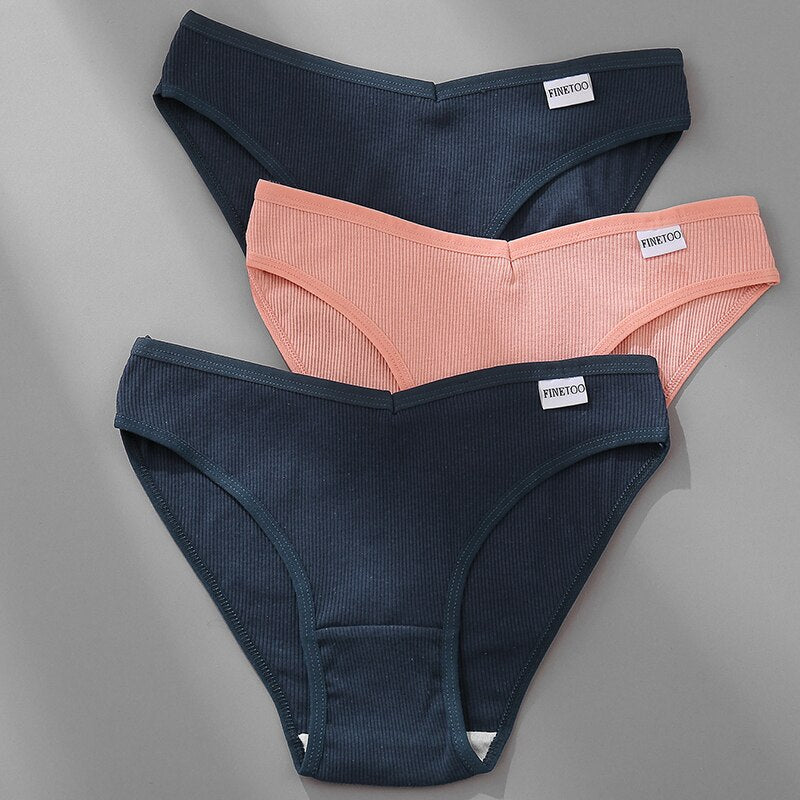 Women's Breathable Cotton Panties 4 Pcs Set