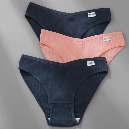 Women's Breathable Cotton Panties 4 Pcs Set