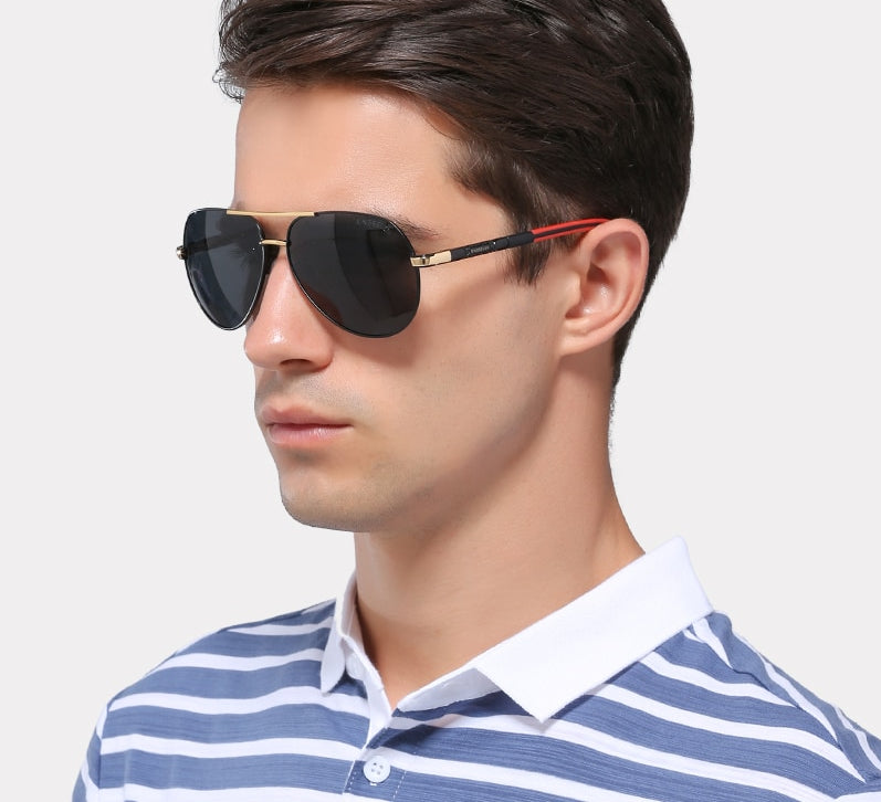 Men's Classic Design Polarized Aluminum Sunglasses