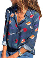 Blusa in chiffon a maniche lunghe da donna. blusa da donna in chiffon è perfetta per un look elegante e leggero.