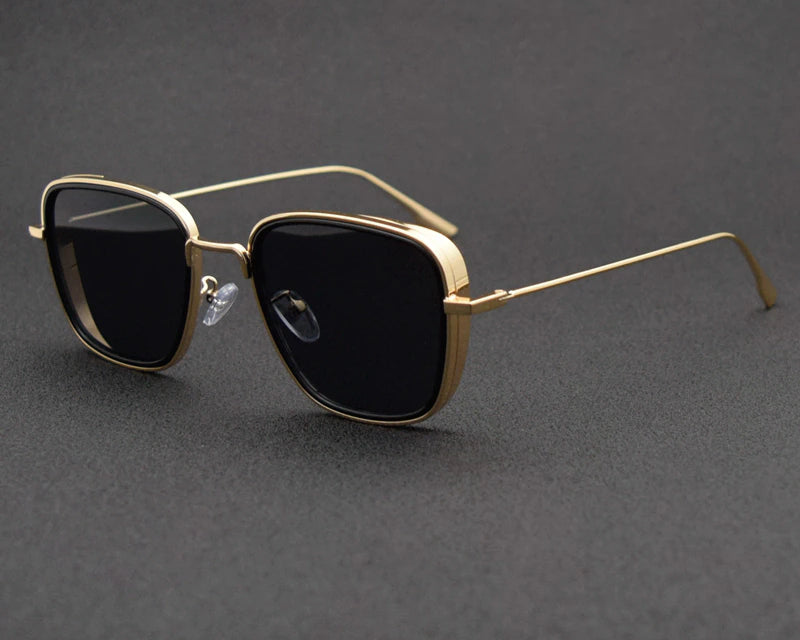 Men's Vintage Metal Frame Sunglasses