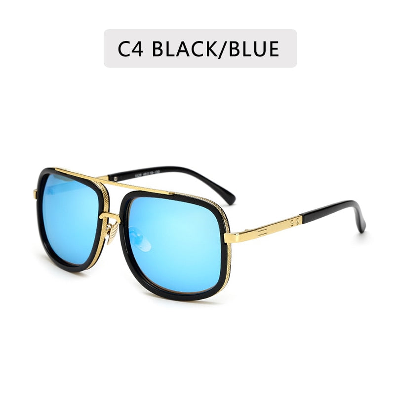 Men's Alloy Retro Sunglasses