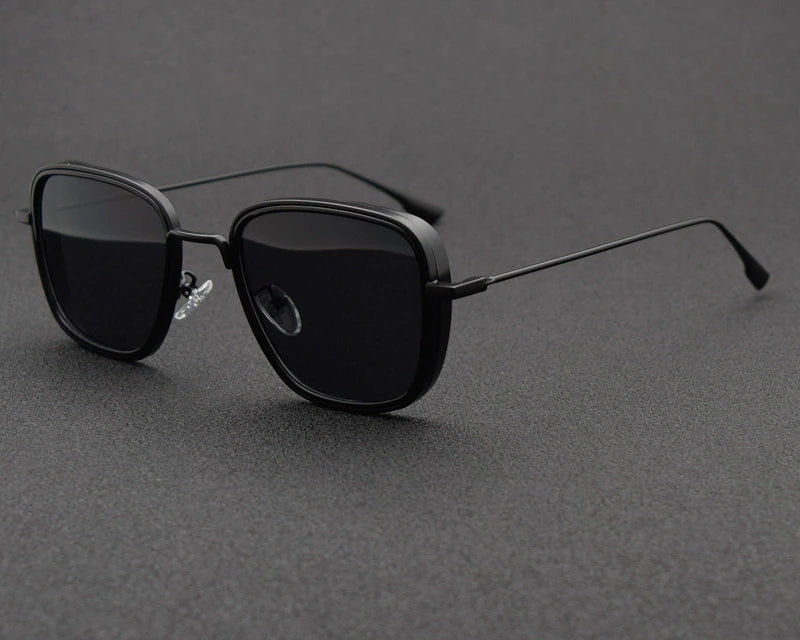 Men's Vintage Metal Frame Sunglasses