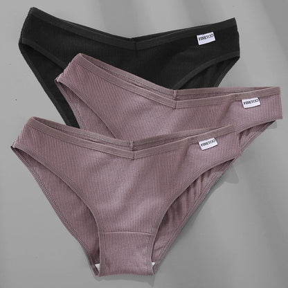 Women's Breathable Cotton Panties 4 Pcs Set