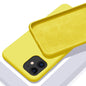 Custodia in silicone morbido a tinta unita per iPhone. Proteggi il tuo iPhone con stile e funzionalità! Questa custodia in silicone morbido