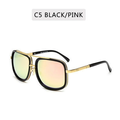 Men's Alloy Retro Sunglasses