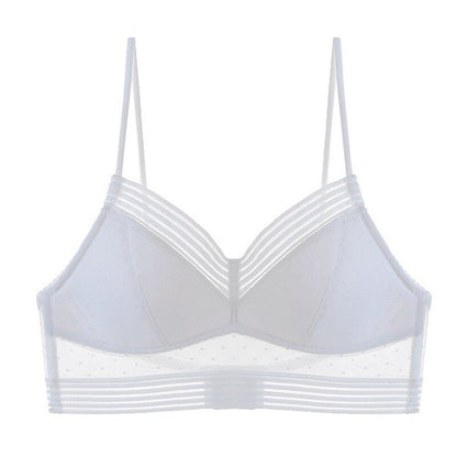 Women's Sheer Setail Wire Free Bra