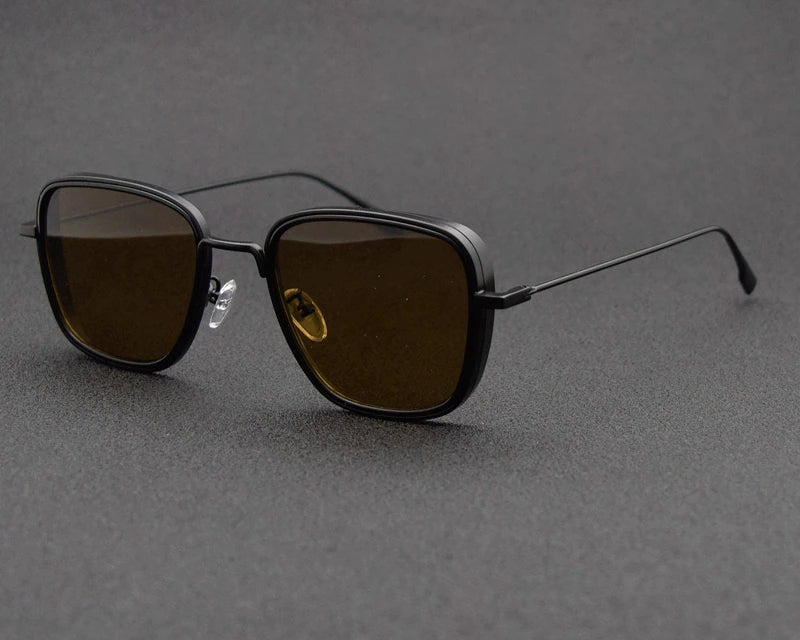 Men's Vintage Metal Frame Sunglasses